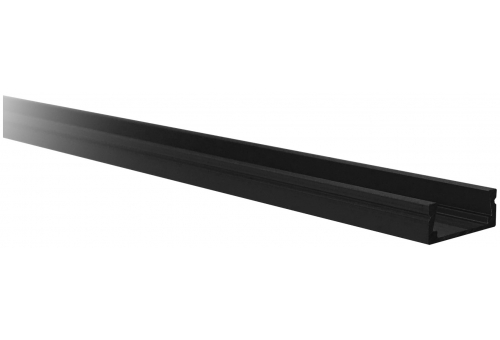 Profil aluminiu pentru bandă LED 2m Negru Avide