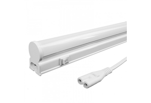 Avide LED T5 Integrated Tube 9W 600mm CW 6400K with AC plug