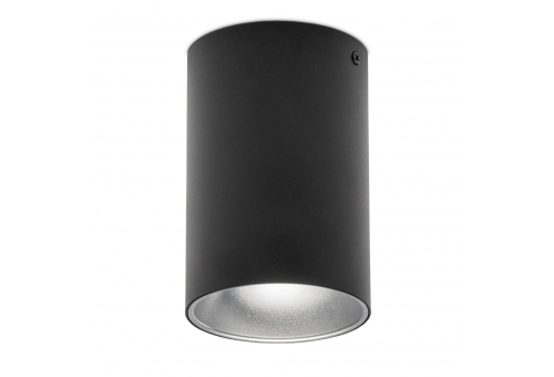 Lampă Spot GU10 rotund Negru-Argintiu Avide