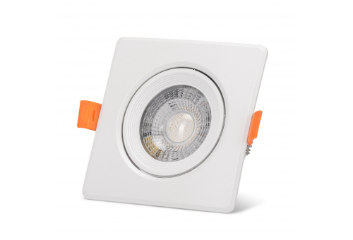 Lampă Spot LED 38° 7W WW încorporabil pătrat Avide