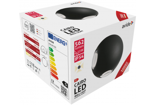 Aussen-Wandleuchte Cairo 4 Wege LED 12W WW IP54