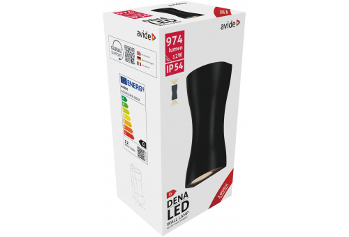 Aussen-Wandleuchte Dena LED 12W WW IP54