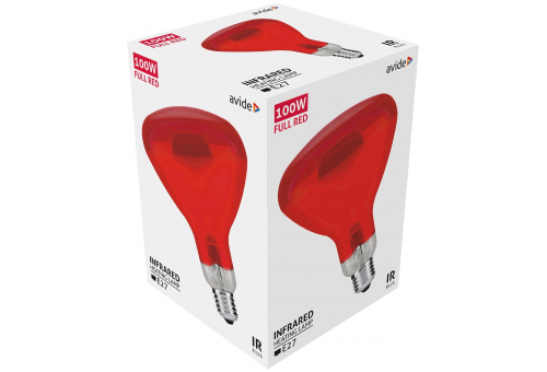 Infra Bulb E27 100W Full Red