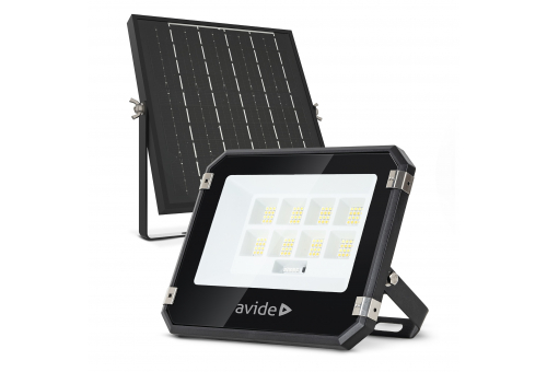 Avide LED Szolár Reflektor 50W CCT különálló napelemmel, távirányítóval