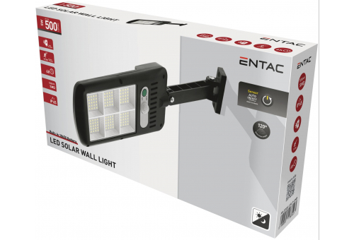 Entac Solar Plastic Wall Lamp 5W SMD with PIR